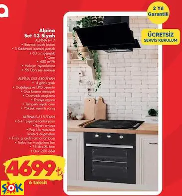 ALPİNA SET 13 SİYAH